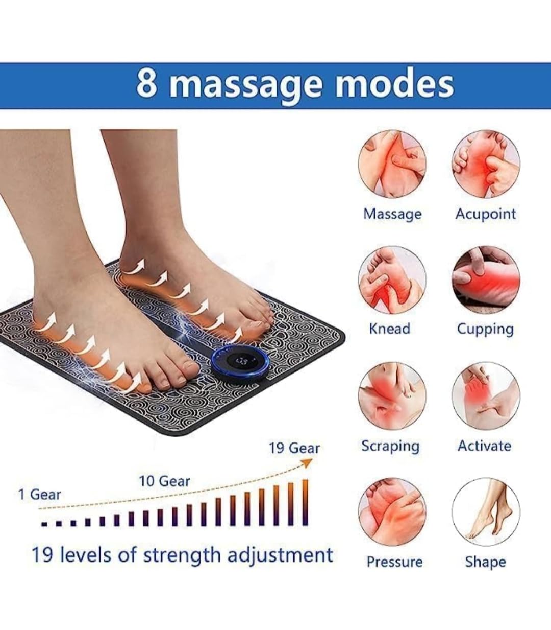 EMS Foot Massager Pad