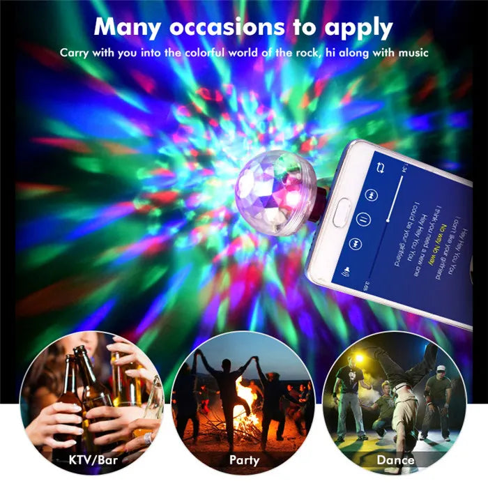 USB Mini Disco Magic Ball