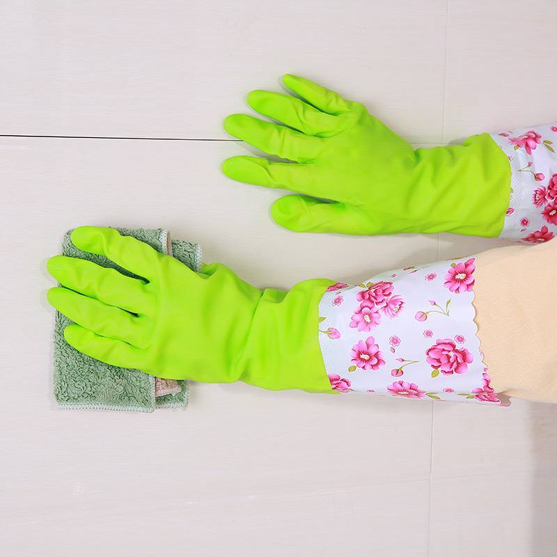 Non-slip Waterproof Long Latex Gloves