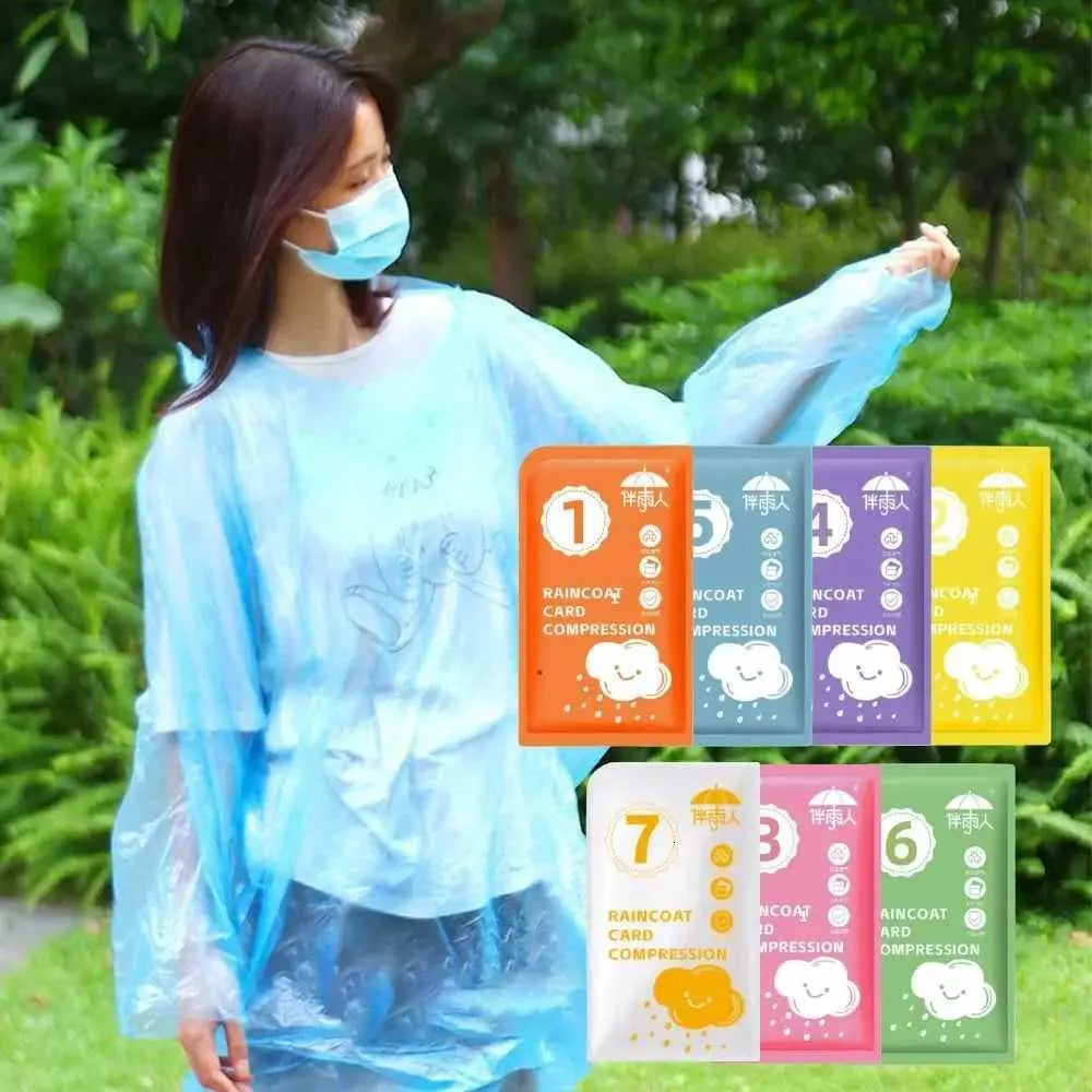 Disposable Card Raincoat