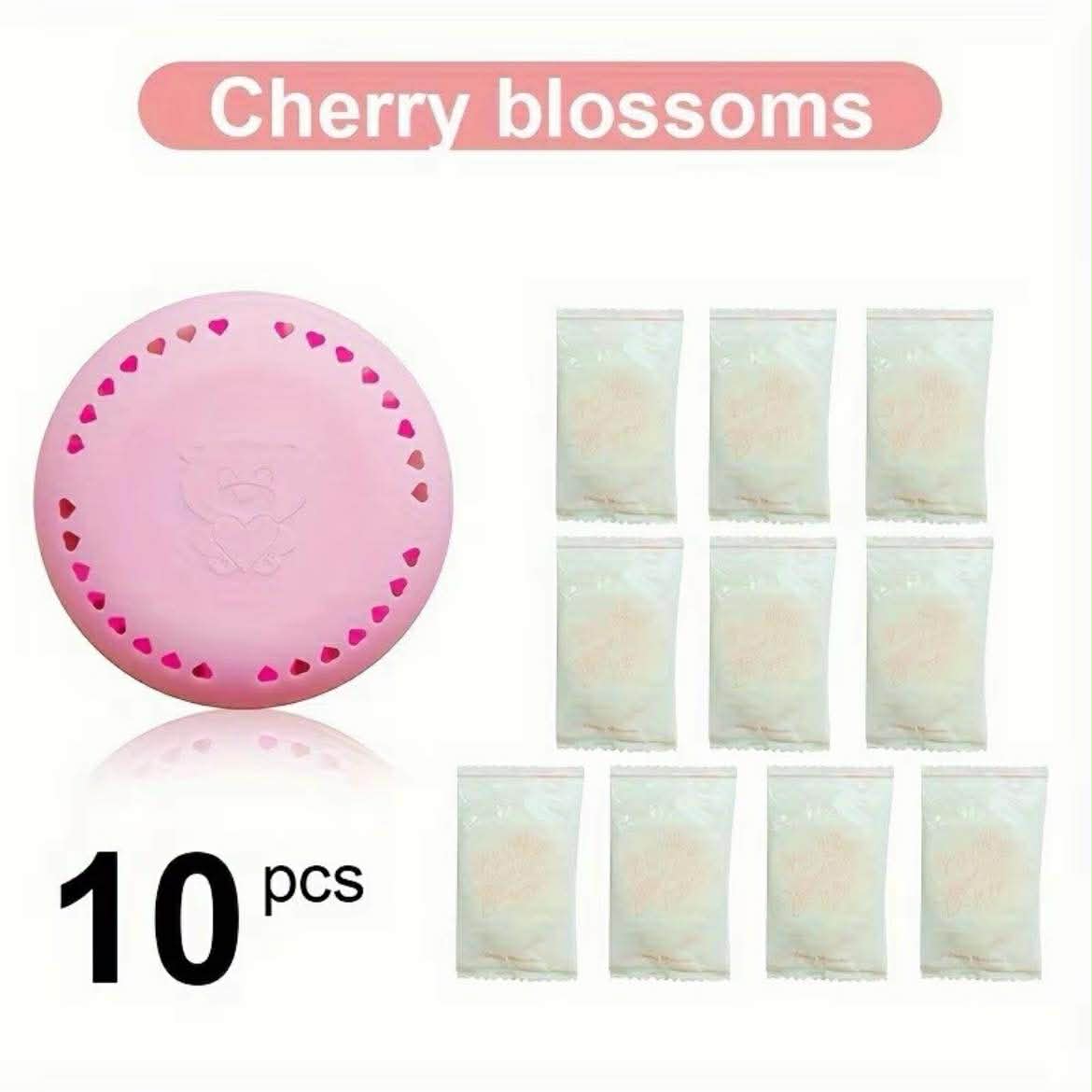 Air Freshener Tablets with Attached Case (10pcs tablets)