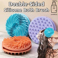 Double-Sided Silicone Bath Scrubber for Head & Body