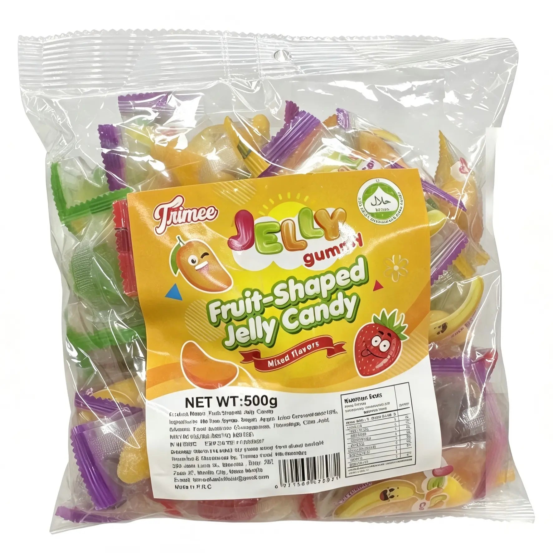 Trimee Fruit-Shaped Jelly Candy 500g