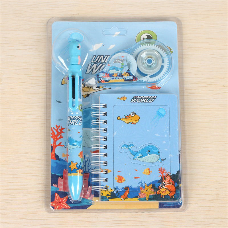 3-IN-1 Cute Stationery Set