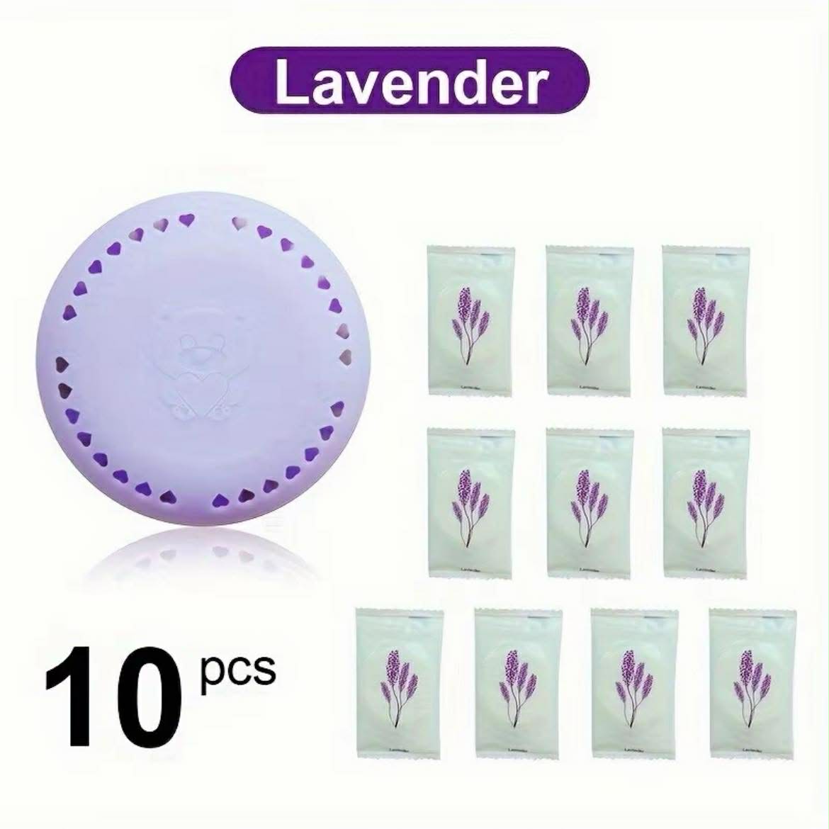 Air Freshener Tablets with Attached Case (10pcs tablets)