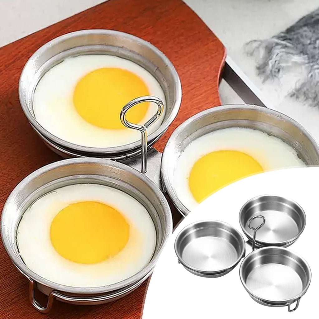3-in-1 Stainless Steel Egg Steamer
