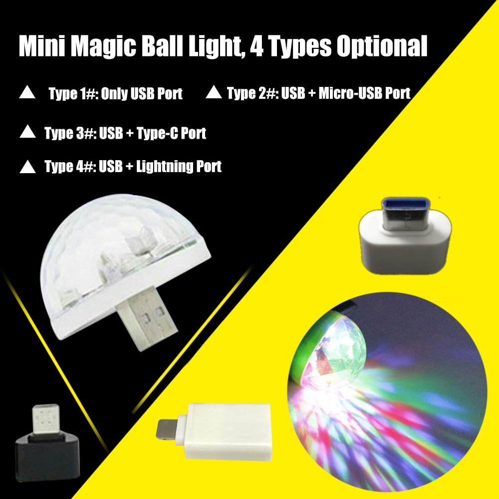 USB Mini Disco Magic Ball