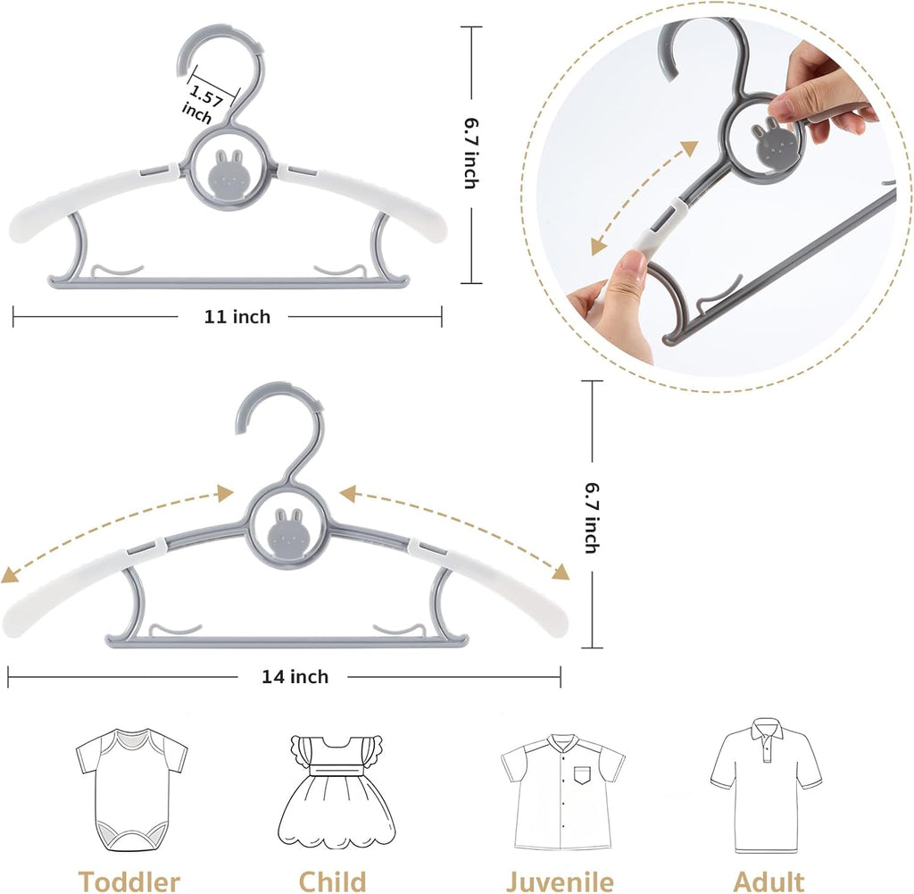 Stackable Adjustable Kids Clothes Hanger