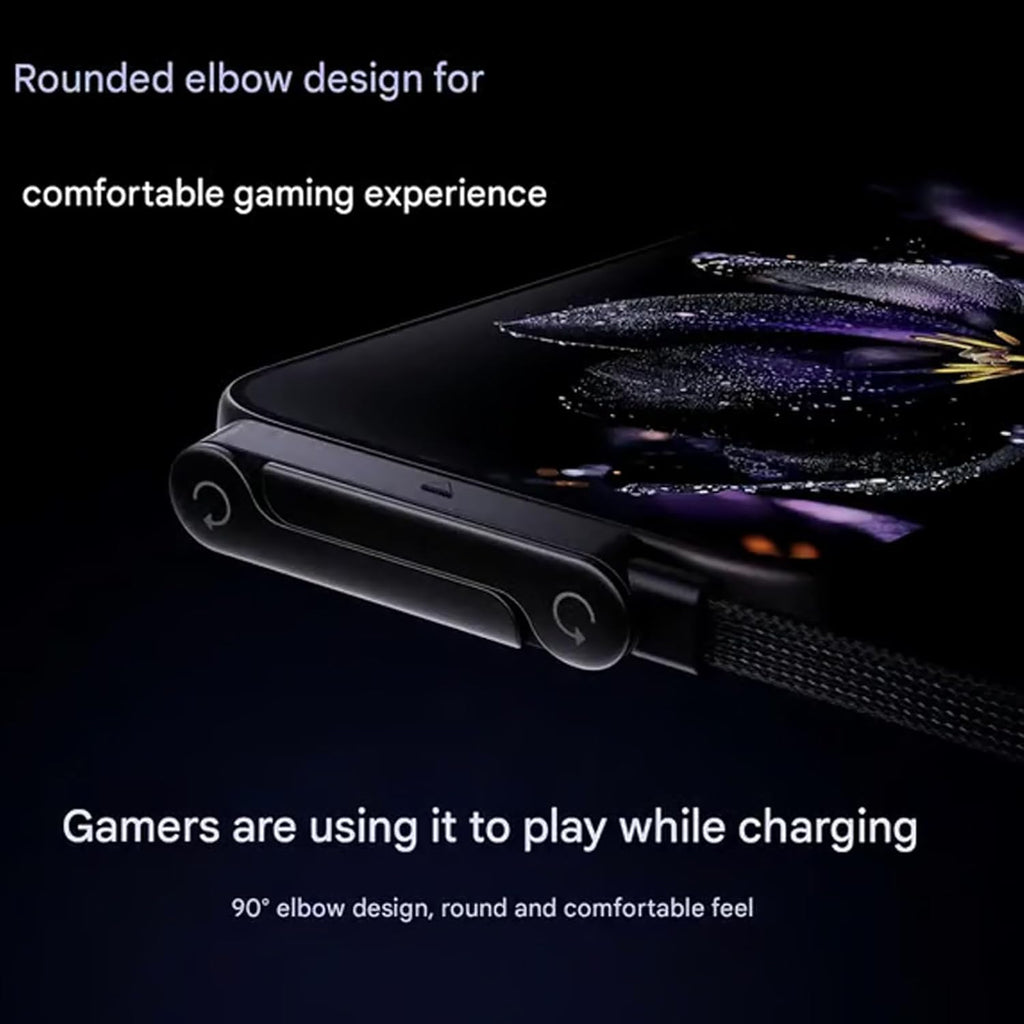 Angled Fast Charging Cable with Phone Stand