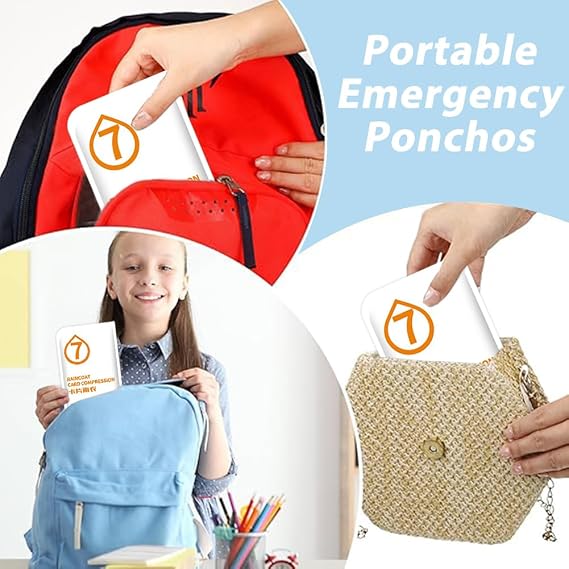 Disposable Card Raincoat