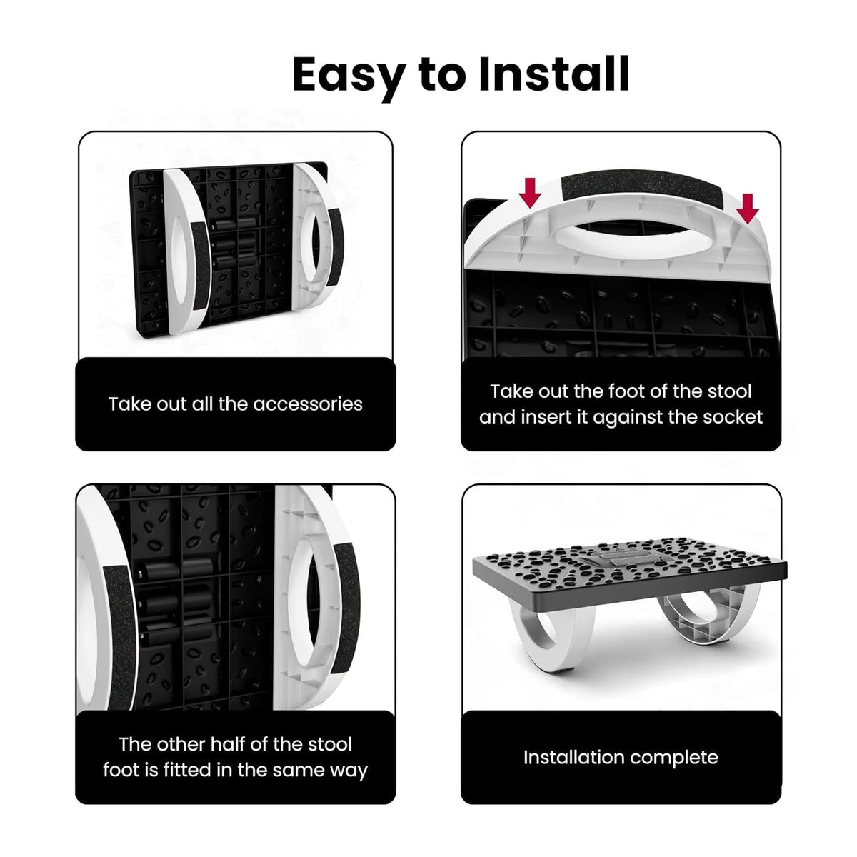 Ergonomic Foot Rest Stool