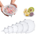6pcs Silicone Stretch Lids