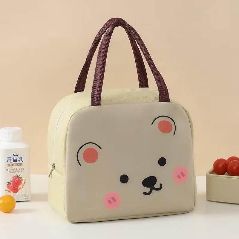 Cute Cartoon Animal Insulated Lunch Bag