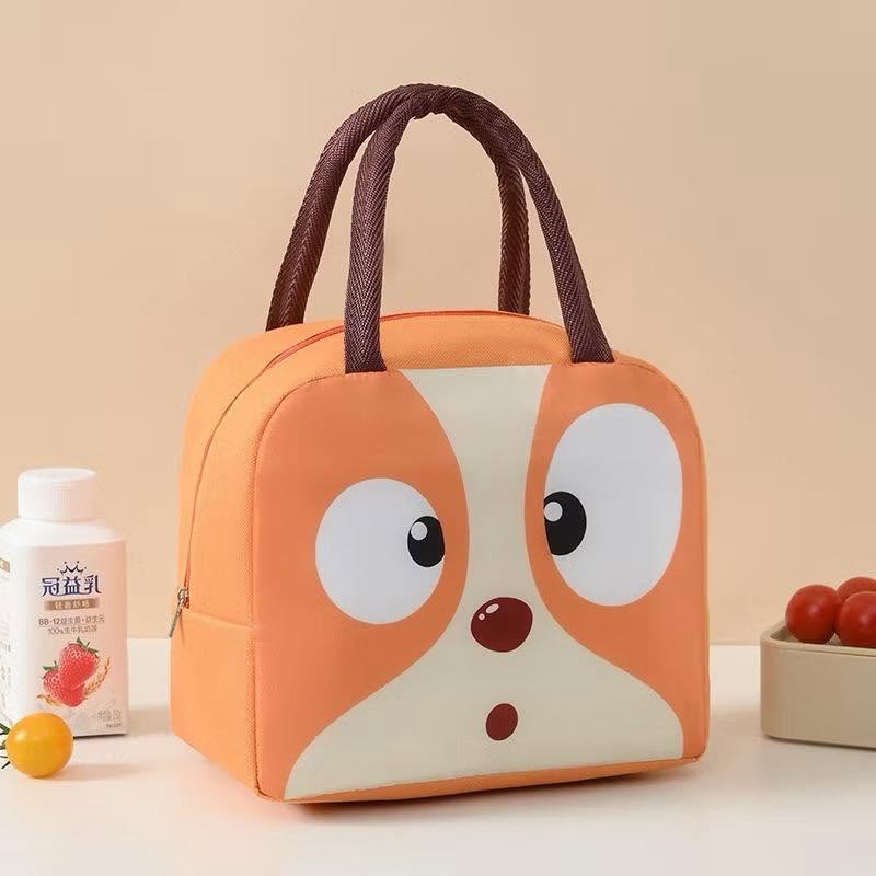 Cute Cartoon Animal Insulated Lunch Bag
