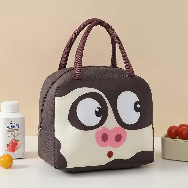 Cute Cartoon Animal Insulated Lunch Bag