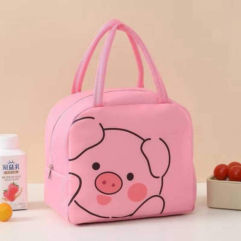 Cute Cartoon Animal Insulated Lunch Bag