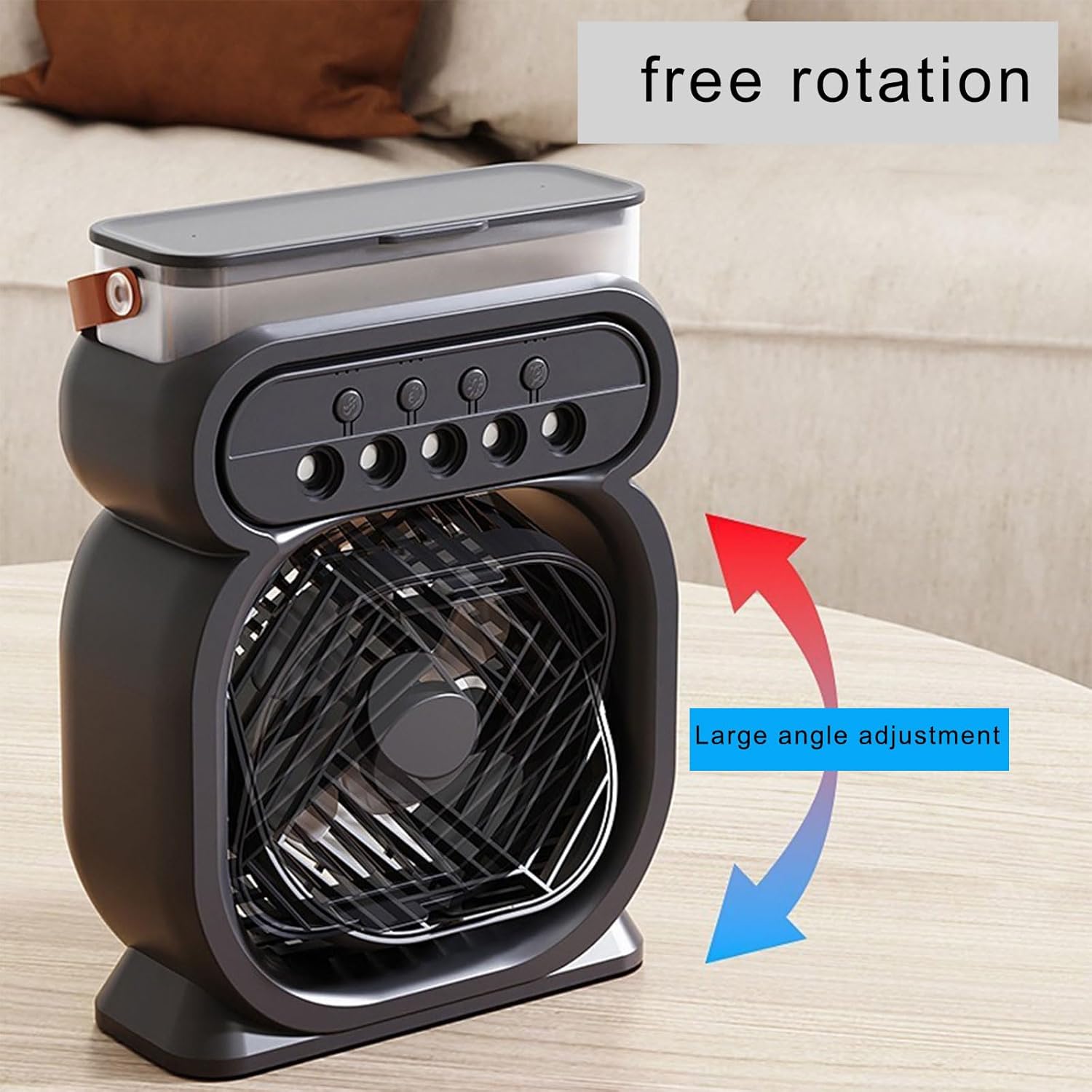 Humidifier Cooling Mist Fan with Night Light