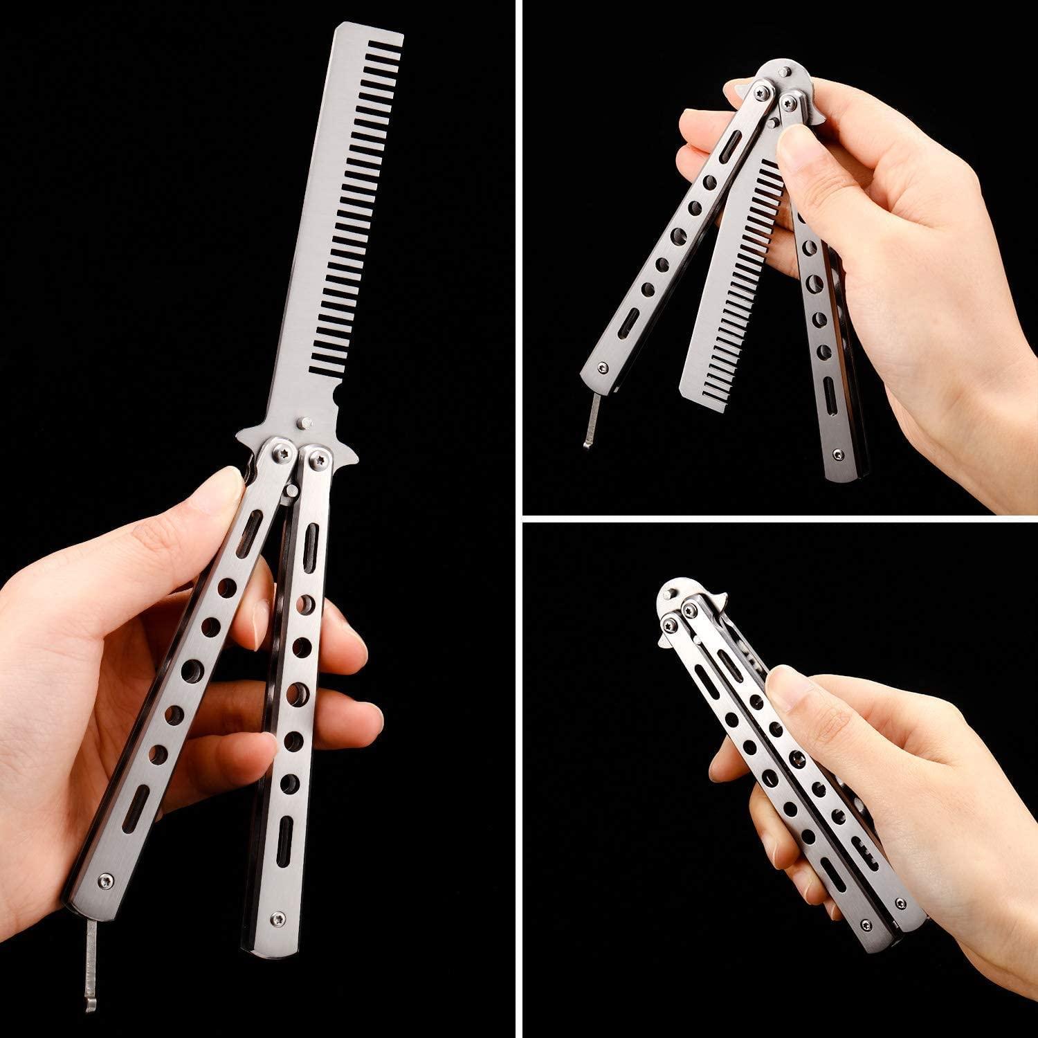 Stainless Steel Butterfly Combs