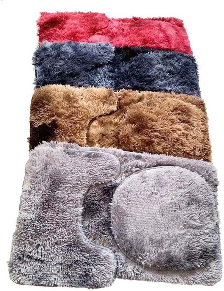 3PCS Bathroom Mat Set