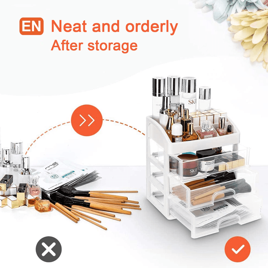 3 Drawers Make Up Organizer