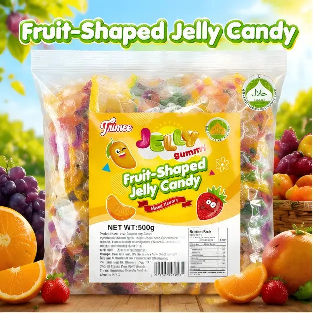 Trimee Fruit-Shaped Jelly Candy 500g