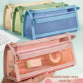 Double Layer Mesh Pencil Case