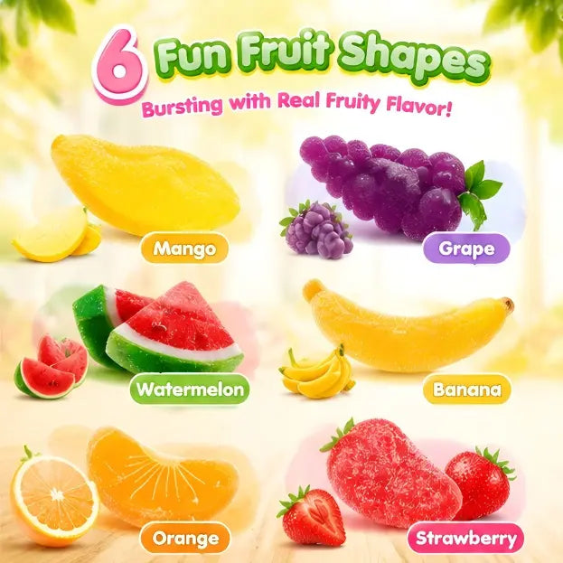 Trimee Fruit-Shaped Jelly Candy 500g