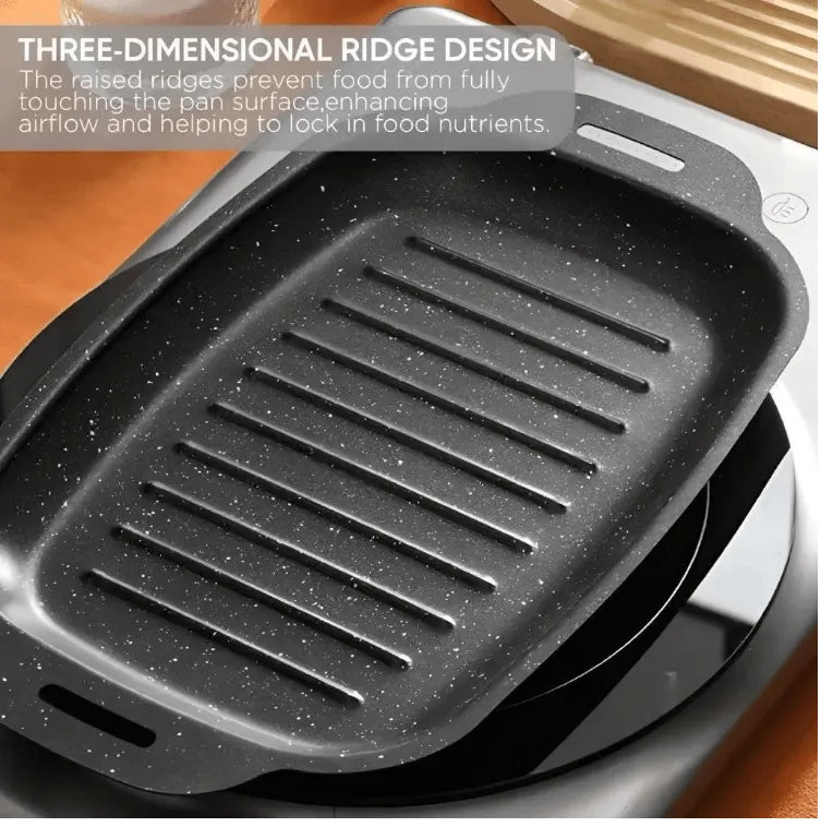 Portable Non-Stick Korean BBQ Grill Pan