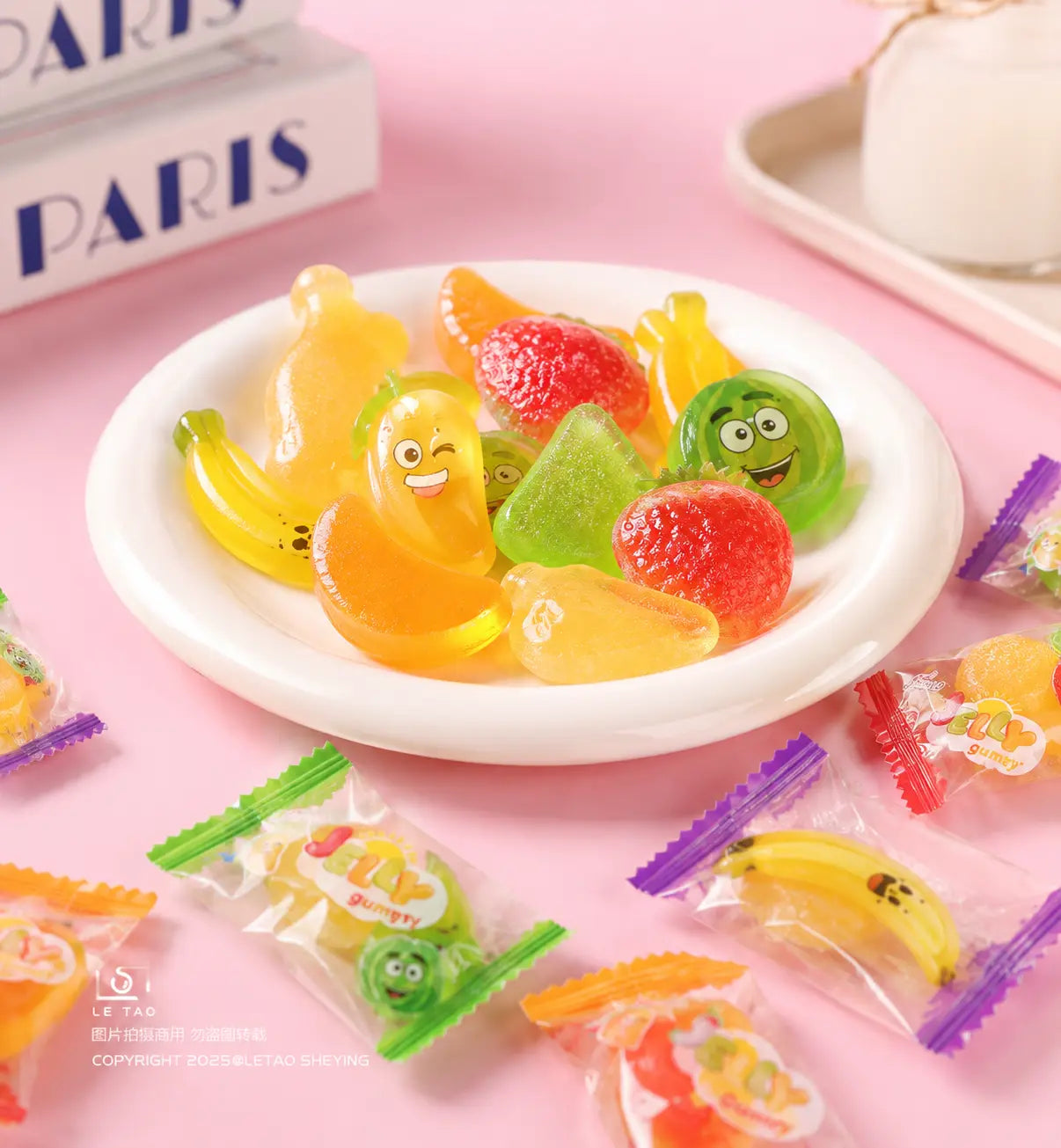 Trimee Fruit-Shaped Jelly Candy 500g