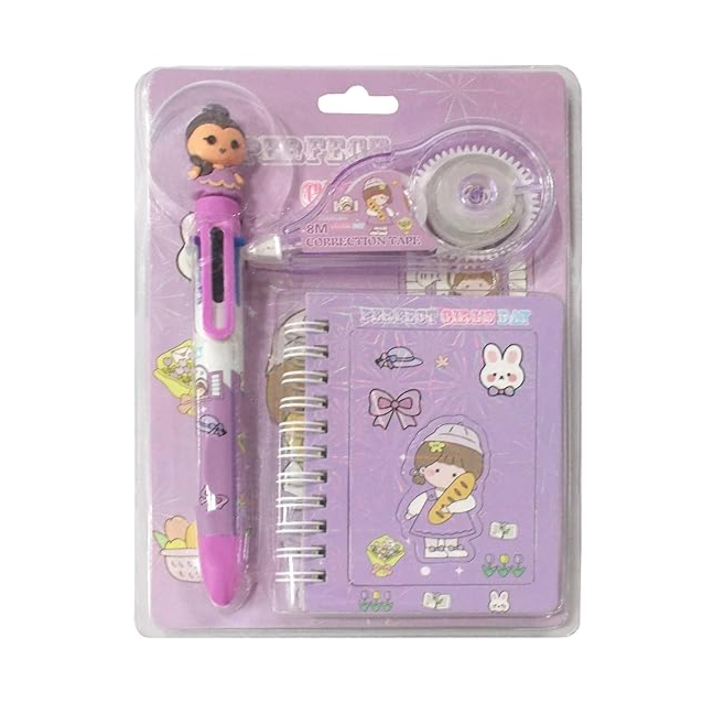 3-IN-1 Cute Stationery Set