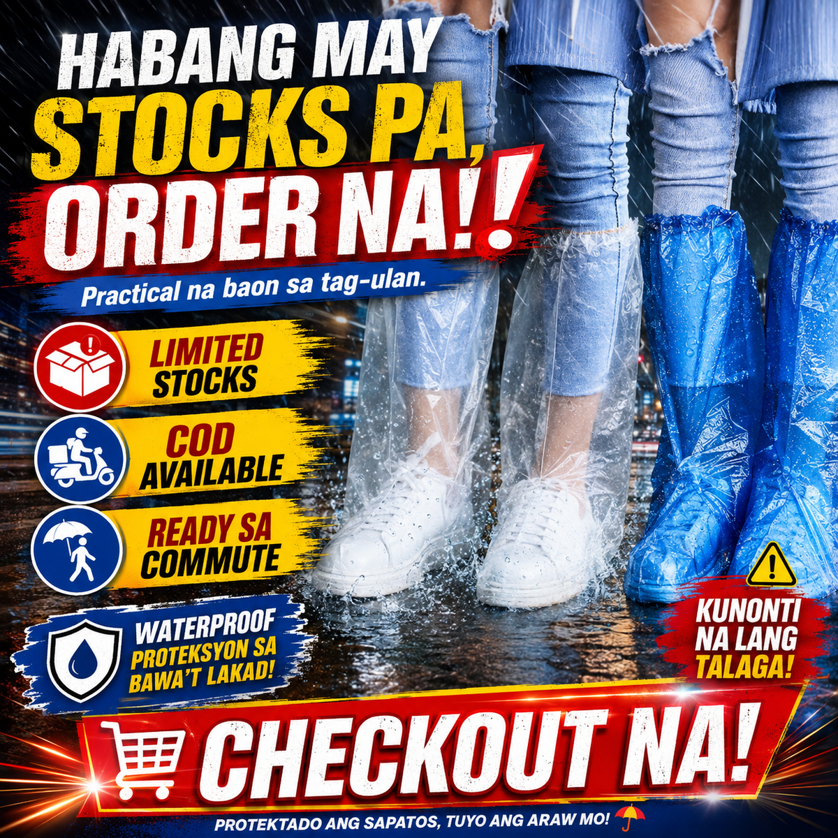 Disposable Rain Shoe Cover