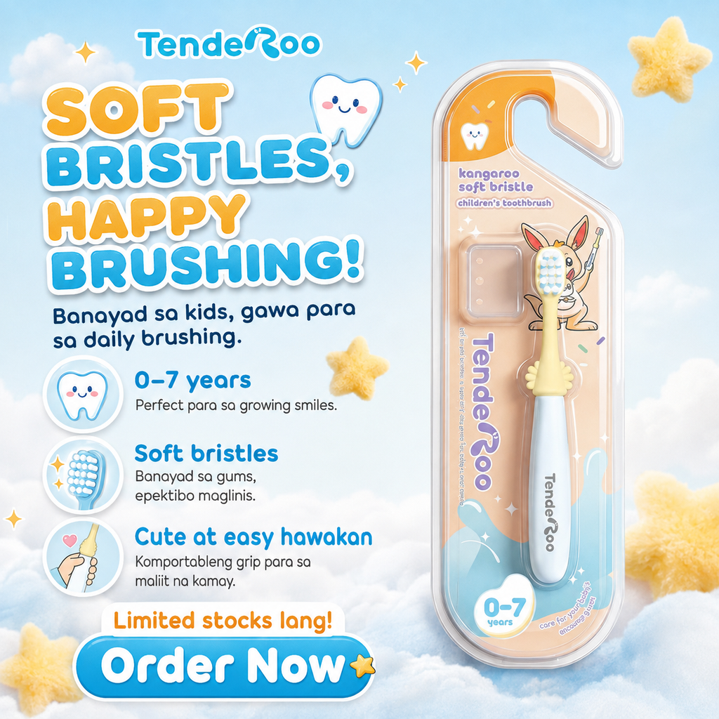 Tenderoo Age 0-7 Soft Bristles Toothbrush