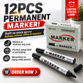 12PCS Permanent Marker