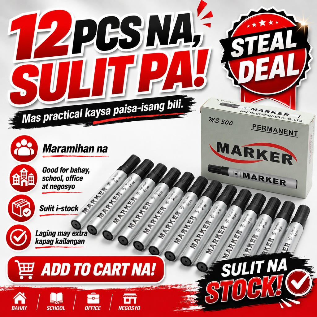 12PCS Permanent Marker