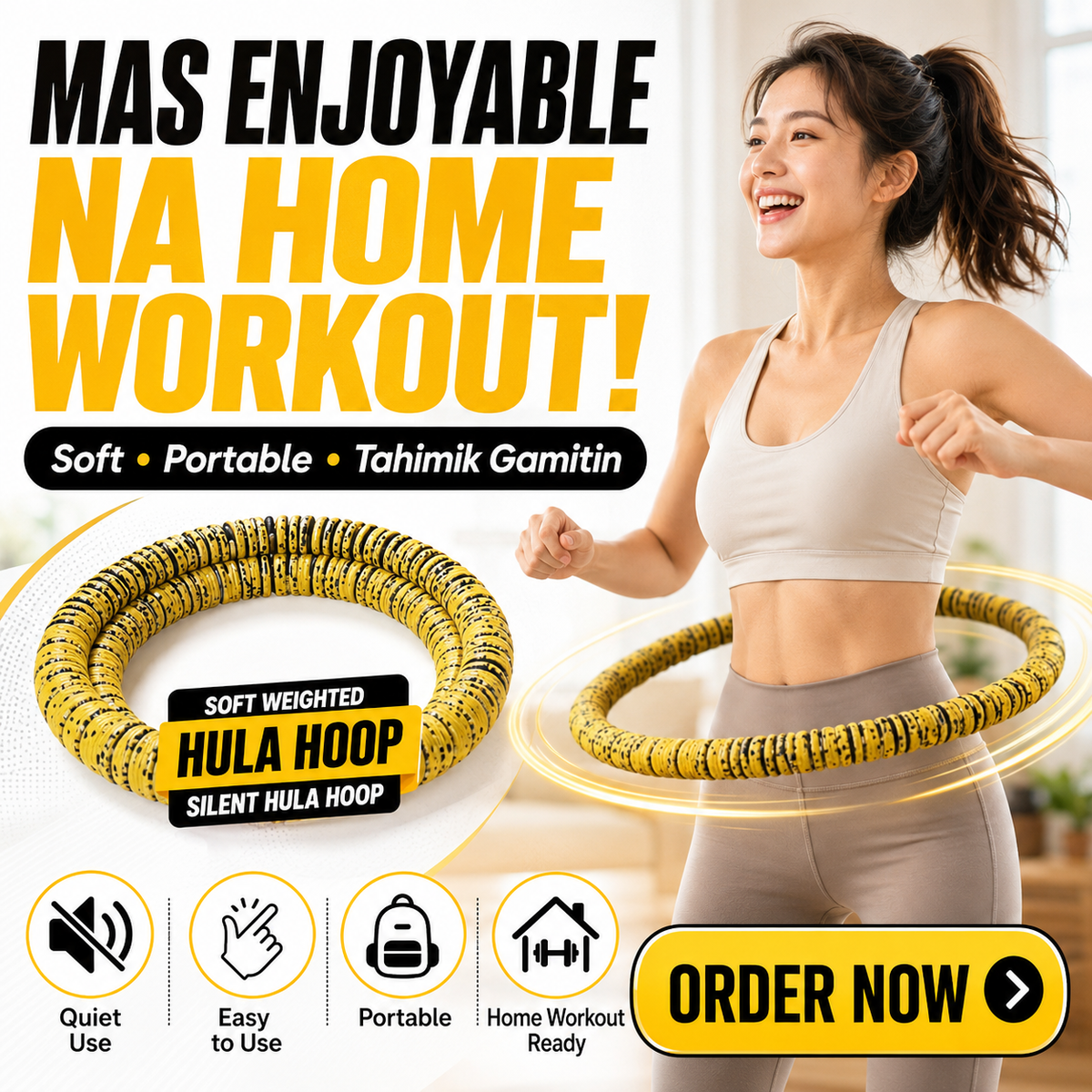 Soft Weighted Hula Hoop