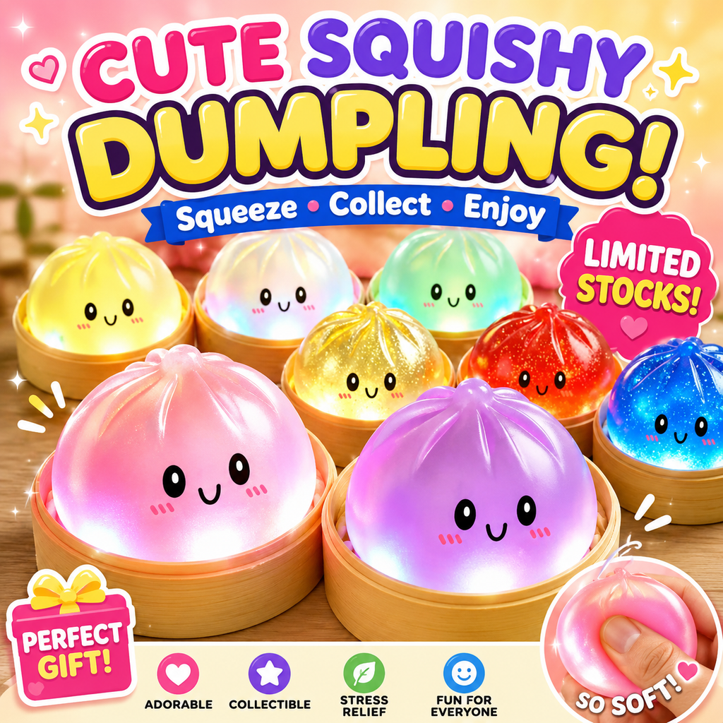 8.5cm Squishy Mystery Dumpling Toy