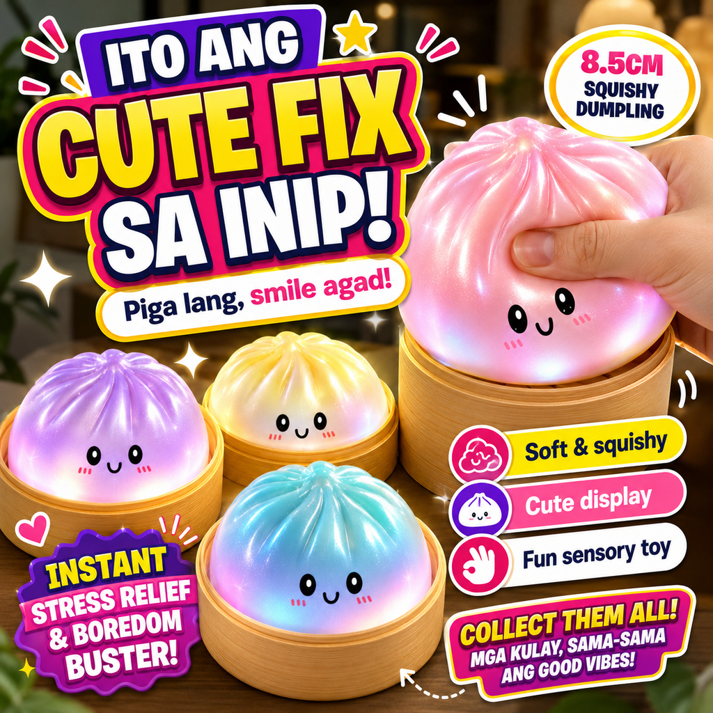 8.5cm Squishy Mystery Dumpling Toy