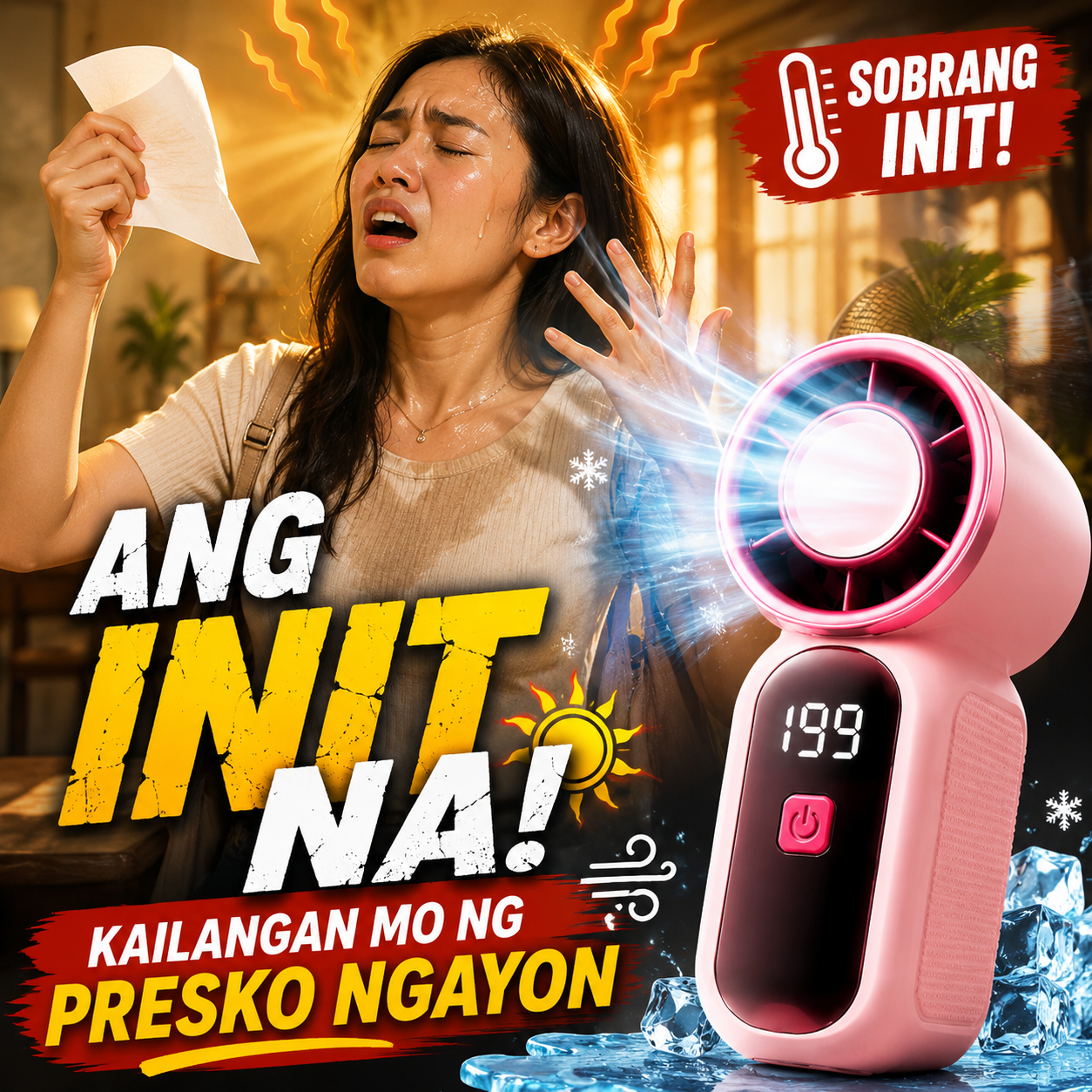 X688 Mini Handheld Fan