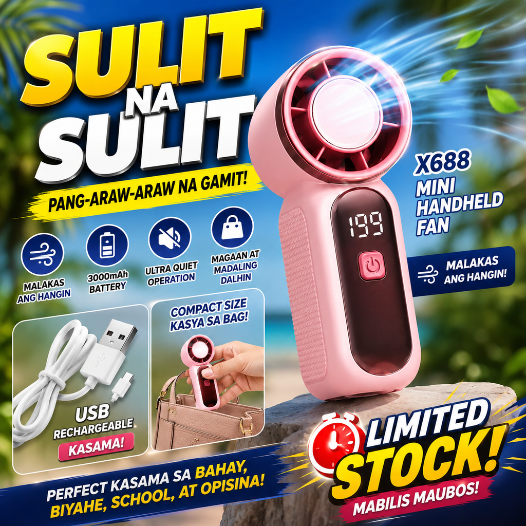 X688 Mini Handheld Fan