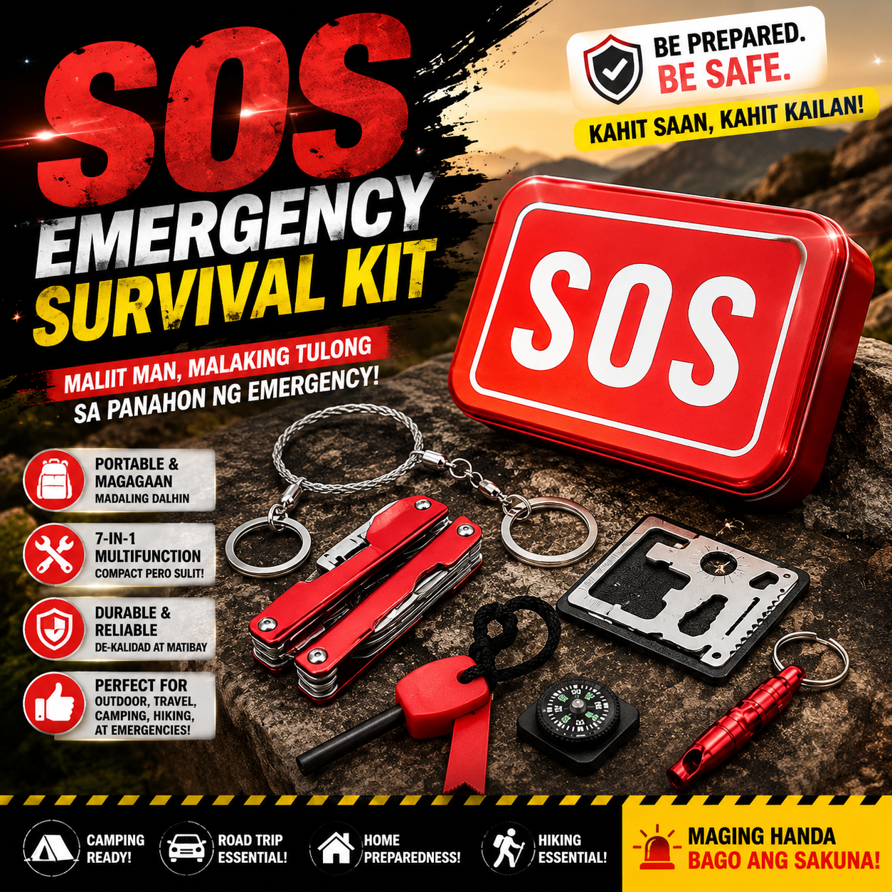 SOS Emergency Survival Kit