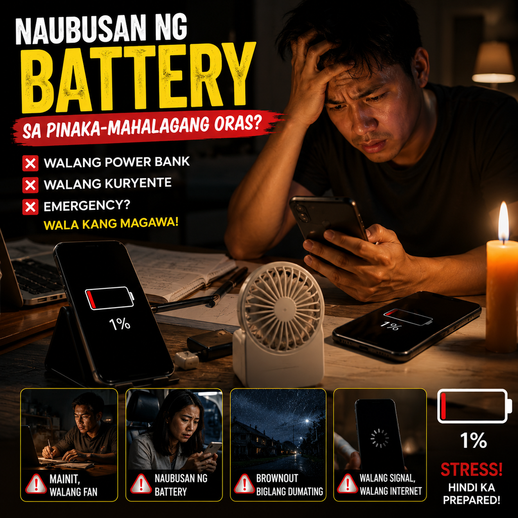 20,000mAh Solar Power Bank with Universal Charging Cables