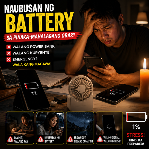 20,000mAh Solar Power Bank with Universal Charging Cables
