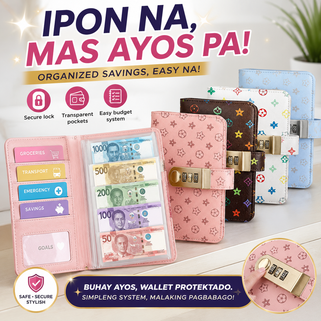 100 Envelopes Money Saving Challeng with Passwork Lock
