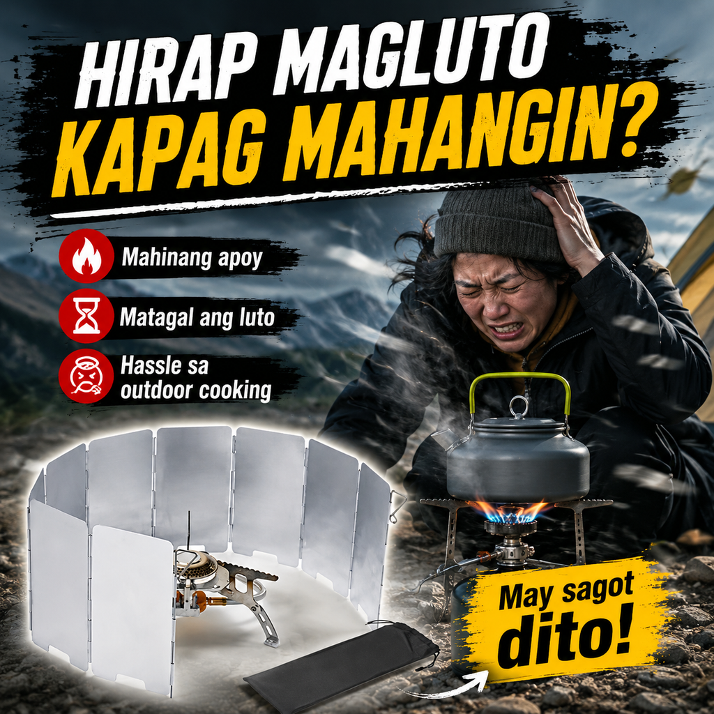 Foldable Aluminum Wind Deflector