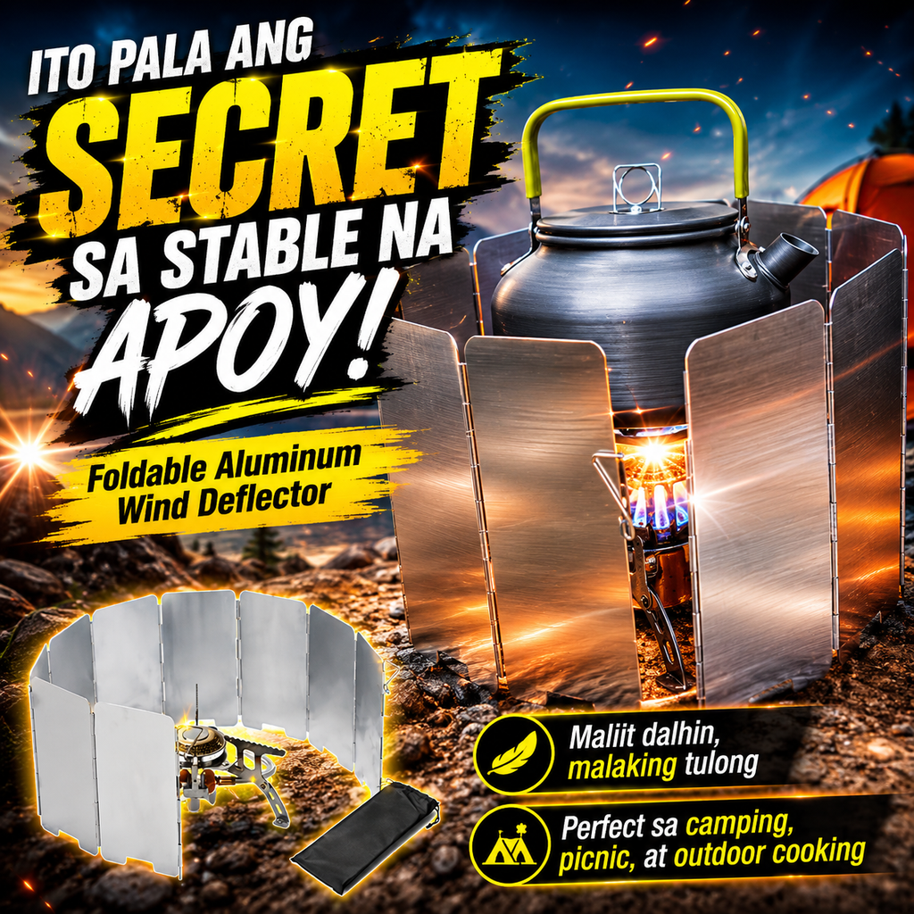 Foldable Aluminum Wind Deflector