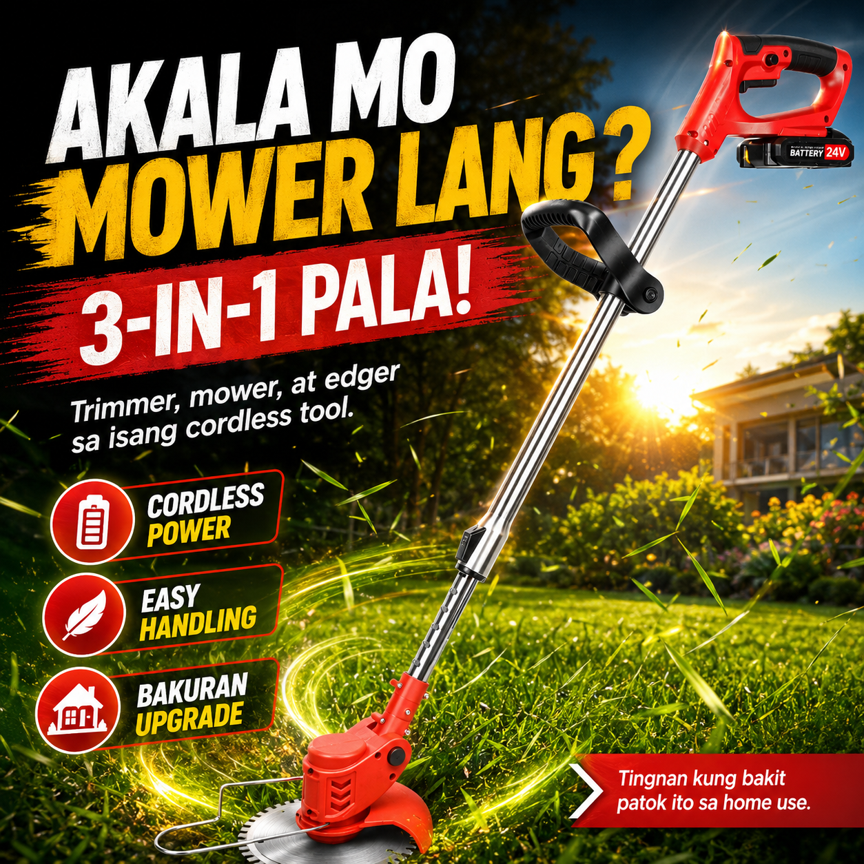 Cordless Grass Cutter