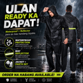 Waterproof Motorcycle Raincoat Set with Reflector