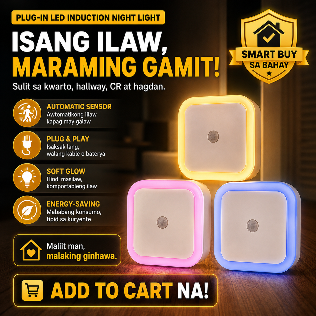 Plug-in LED Induction Night Light