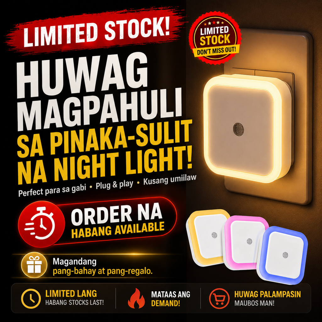 Plug-in LED Induction Night Light