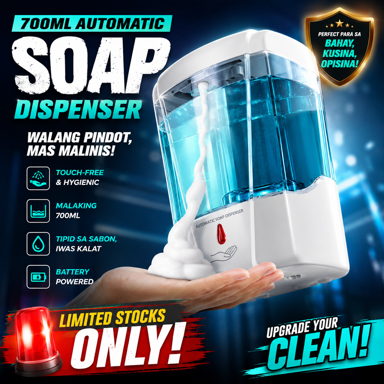 700ml Automatic Soap Dispenser